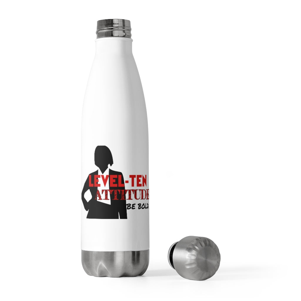 Level Ten 20oz  Insulated Bottle (White)