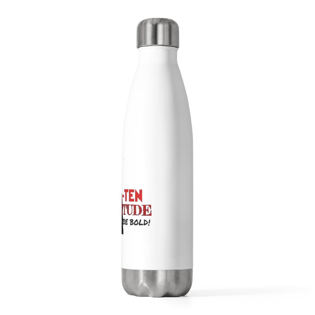 Level Ten 20oz  Insulated Bottle (White)